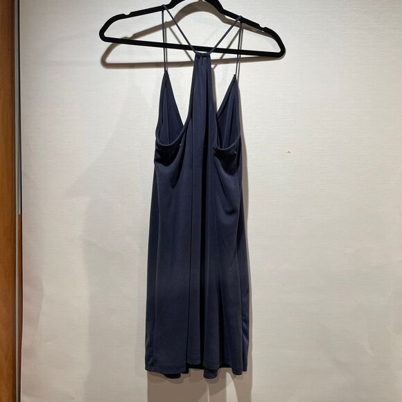 Silence and Noise V-Neck Cupro Mini Dress - Picture 4 of 10